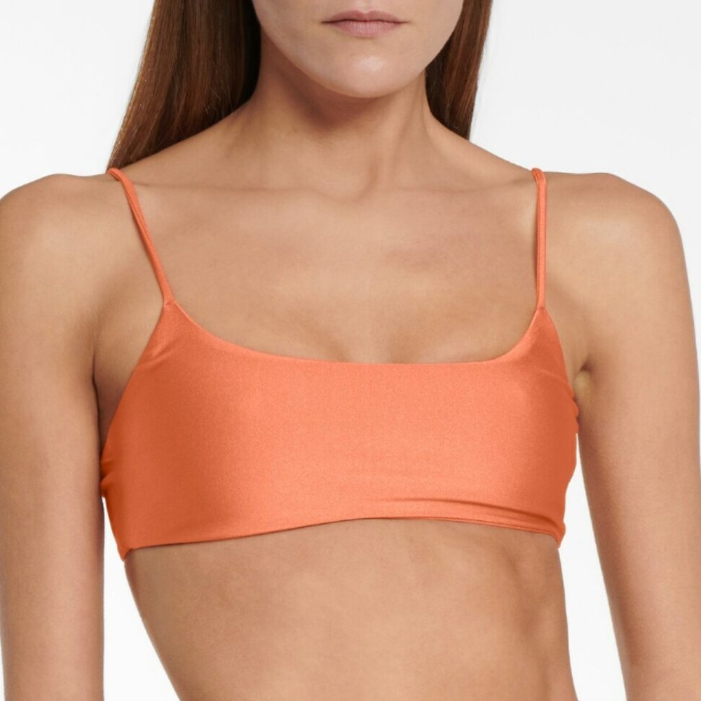 JADE SWIM MUSE BIKINI TOP COPPER SHEEN